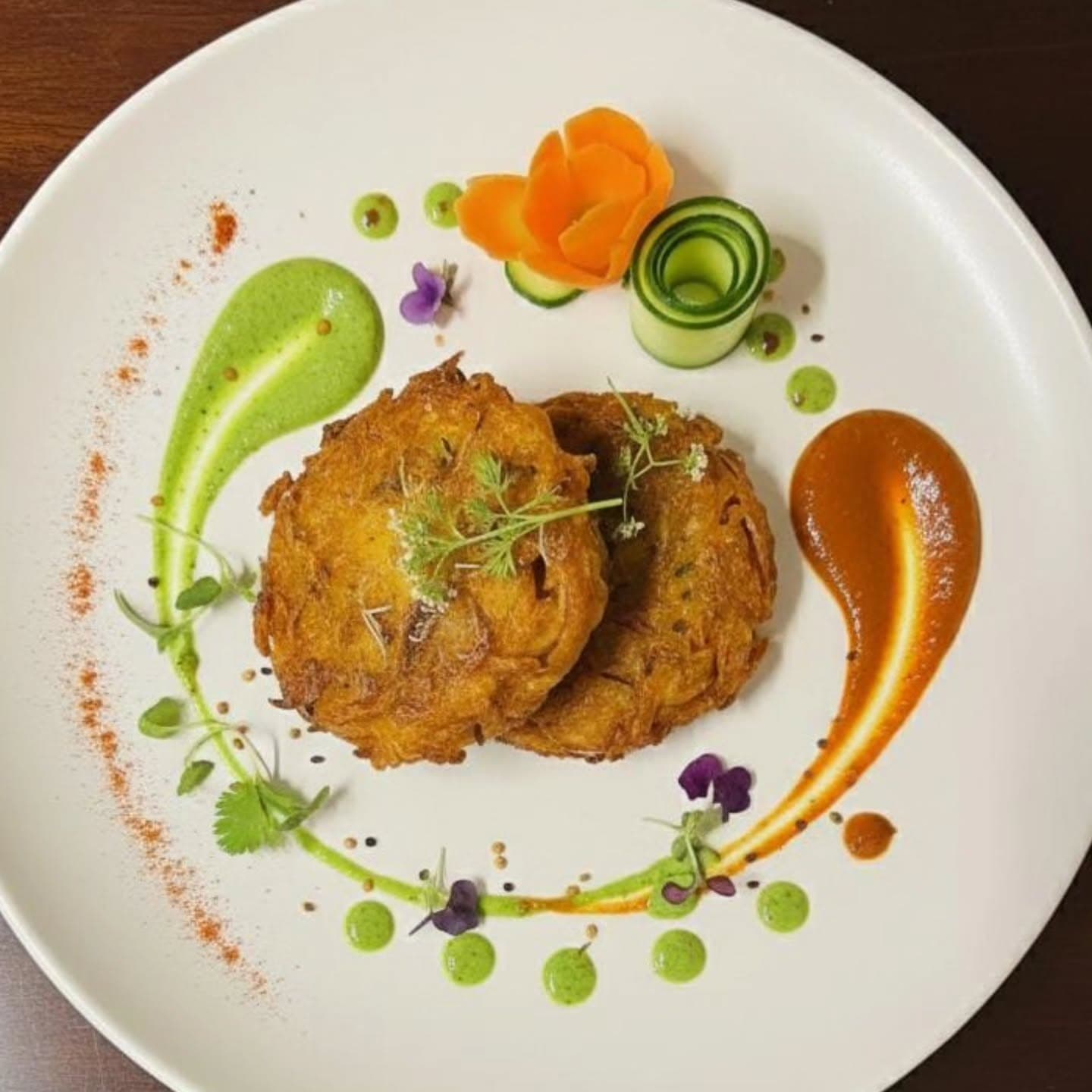 Indian cuisine spread