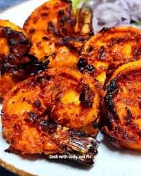 Prawn Tikka Shashlik