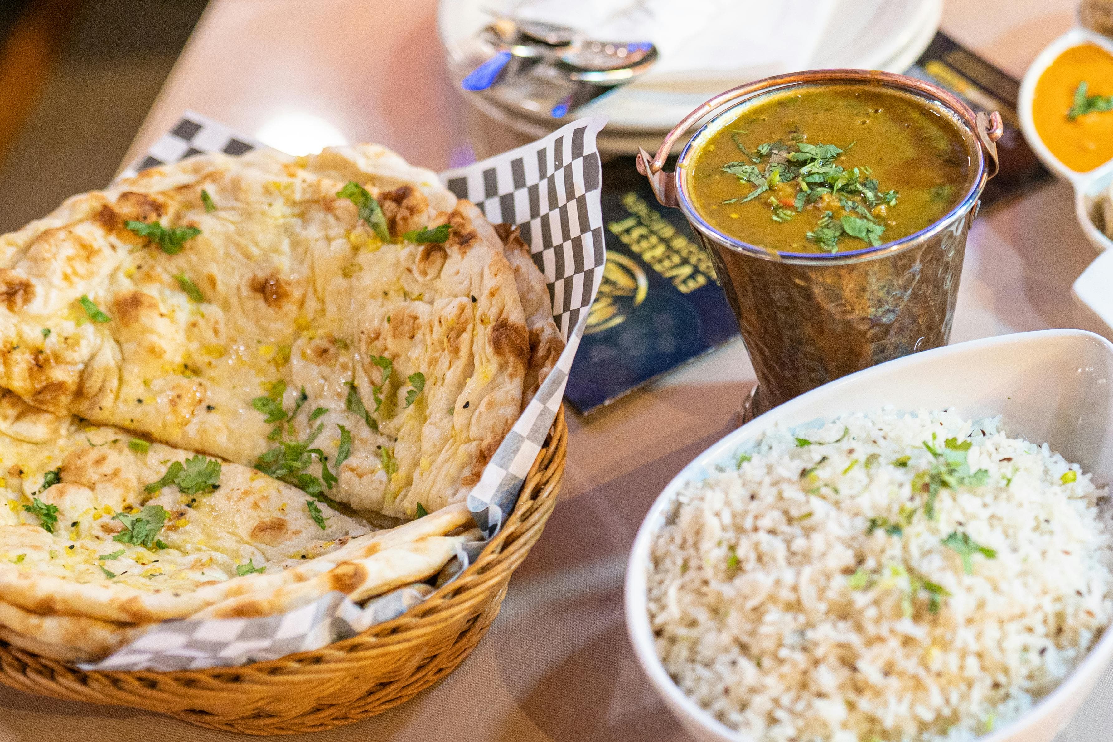 Rice & Naan Bread